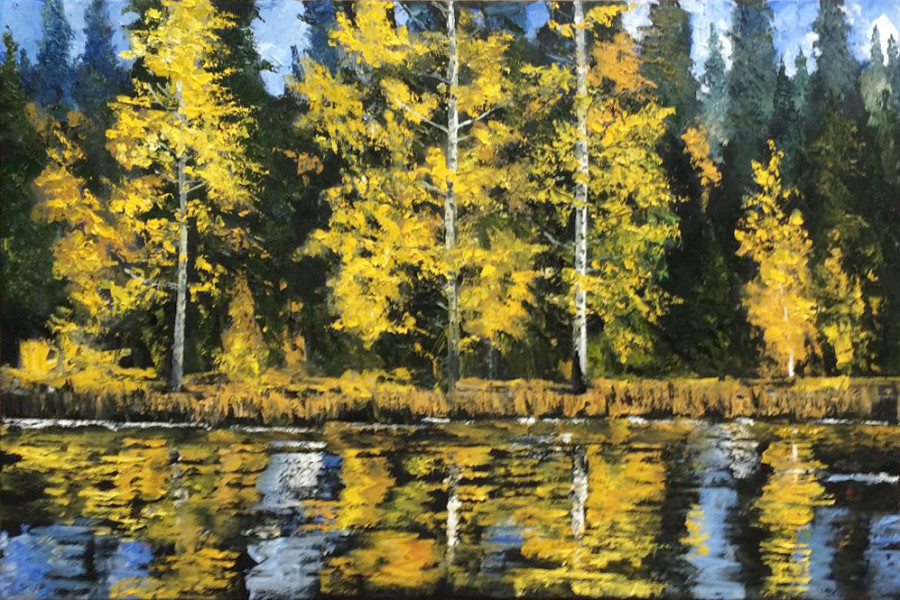 James Pringle Cook, Aspen Lake