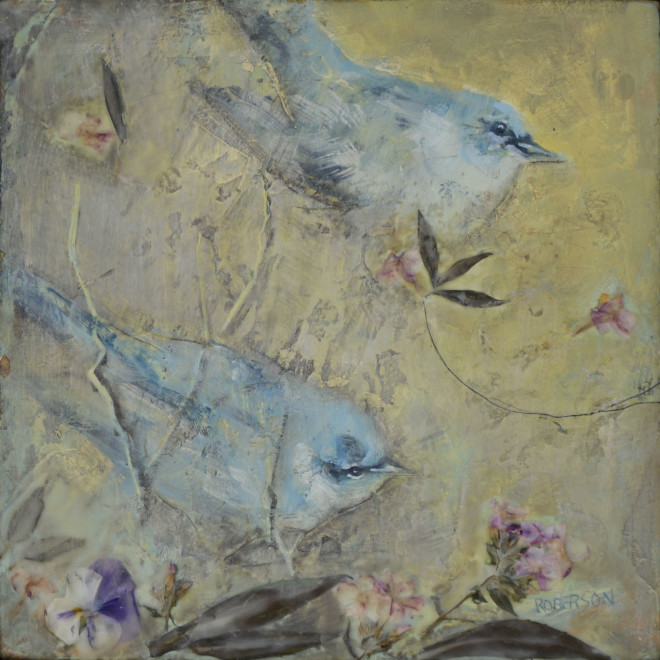Mary Roberson, Cerulean Warbler Composition