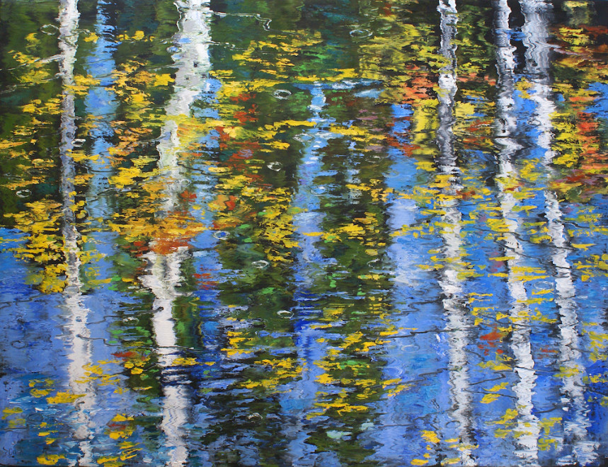 James Pringle Cook, Oak Creek Raindrops #2