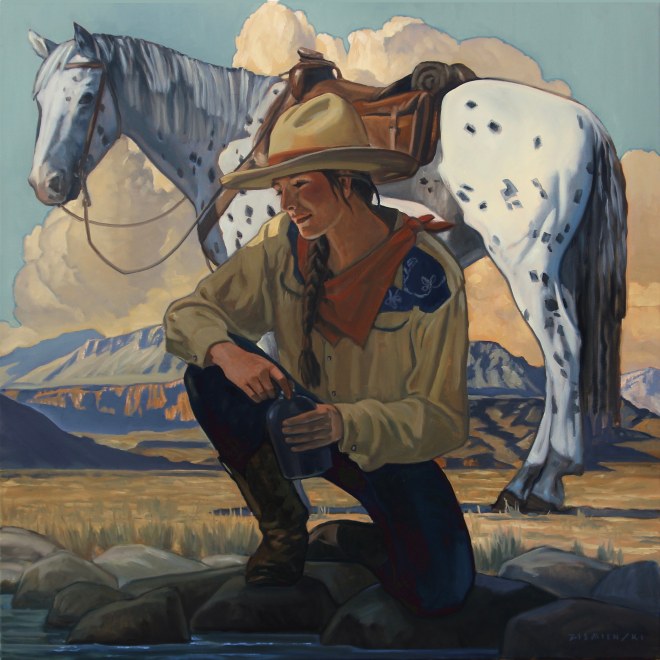 Dennis Ziemienski, At a Mountain Spring