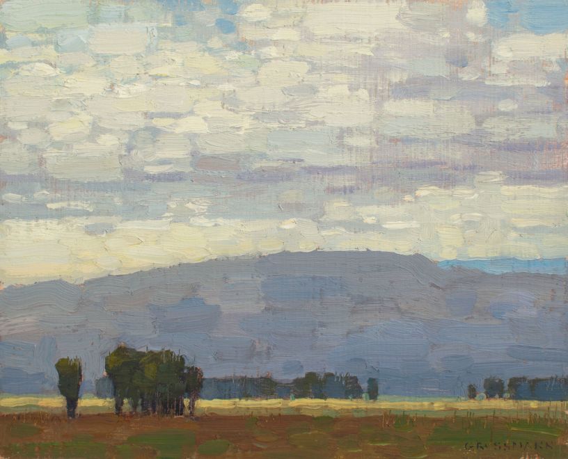David Grossmann, Afternoon Clouds from Antelope Flats