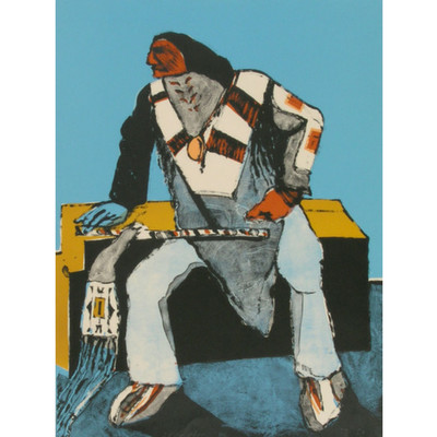 Fritz Scholder, Another Deco Indian, Artist Proof, 1978