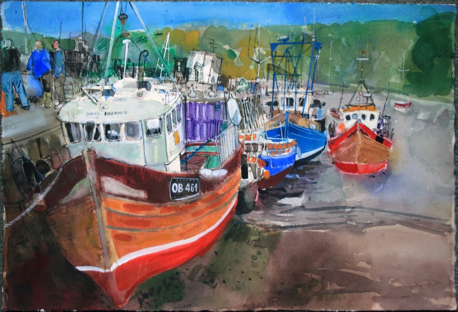 Saturday Afternoon, Quayside, Tobermory, Isle of Mull