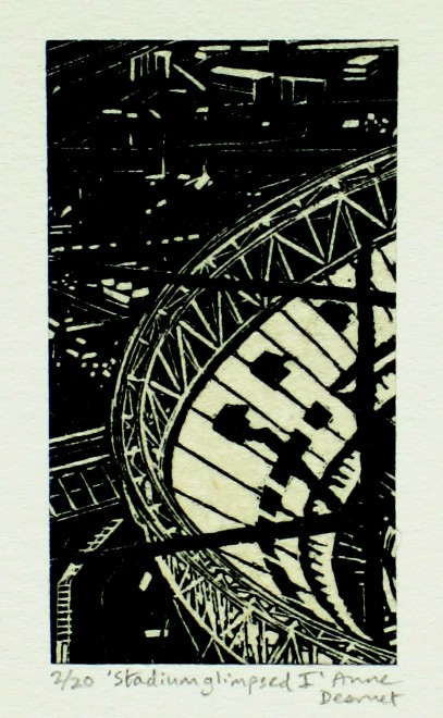 Stadium Glimpsed I