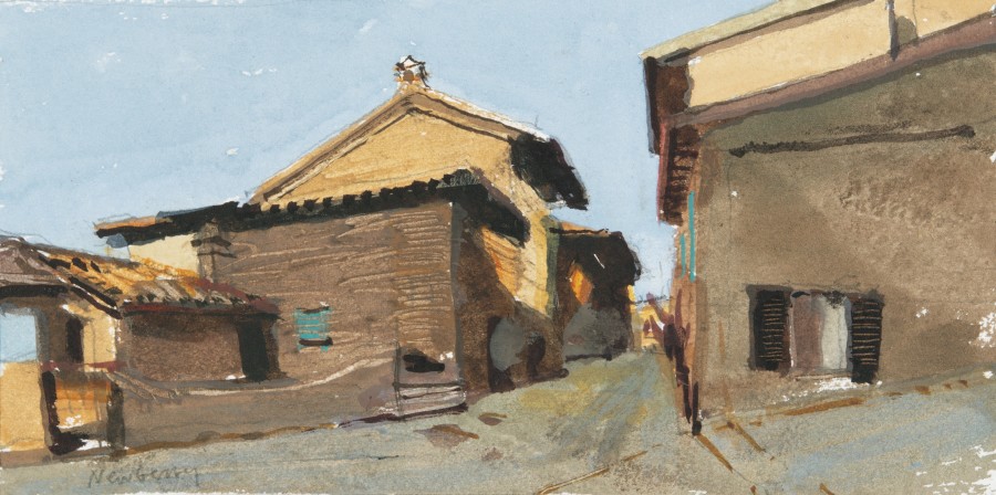 Street in Passignano, Italy