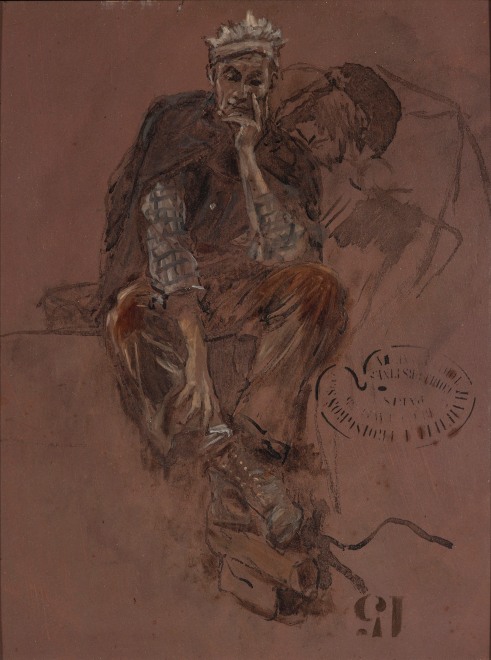PREPARATORY SKETCH FOR THE RUINS (INNER VOICES)