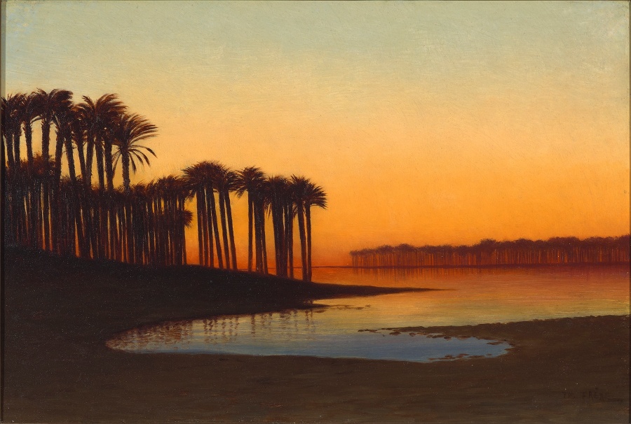 STUDY FOR SUNSET ON THE NILE 