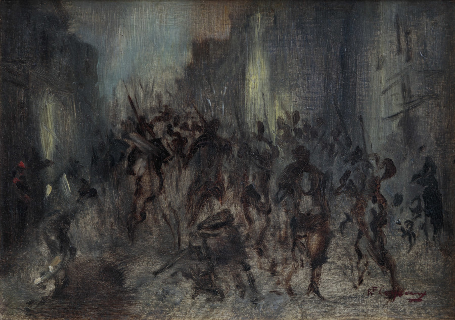 A SCENE FROM THE SIEGE OF PARIS