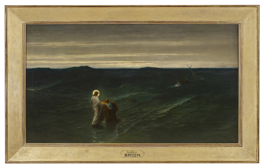 JESUS AND PETER ON THE WATER (JESUS ET PIERRE SUR LES EAUX )