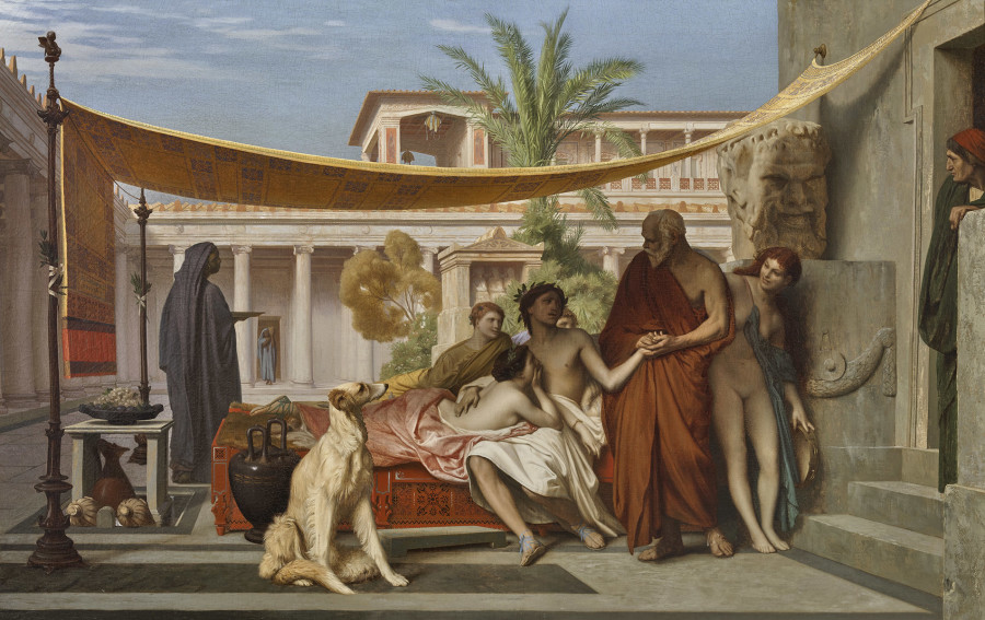 SOCRATES SEEKING ALCIBIADES AT THE HOUSE OF ASPASIA