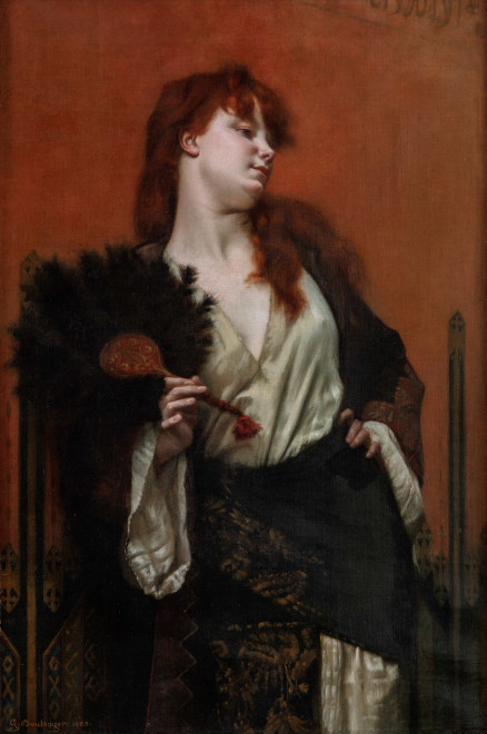 LADY WITH A FAN (UNE CAPTIVE)