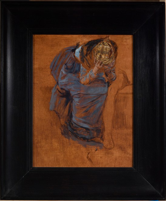 PREPARATORY STUDY FOR THE SEATED WOMAN IN INNER VOICES (THE RUINS)