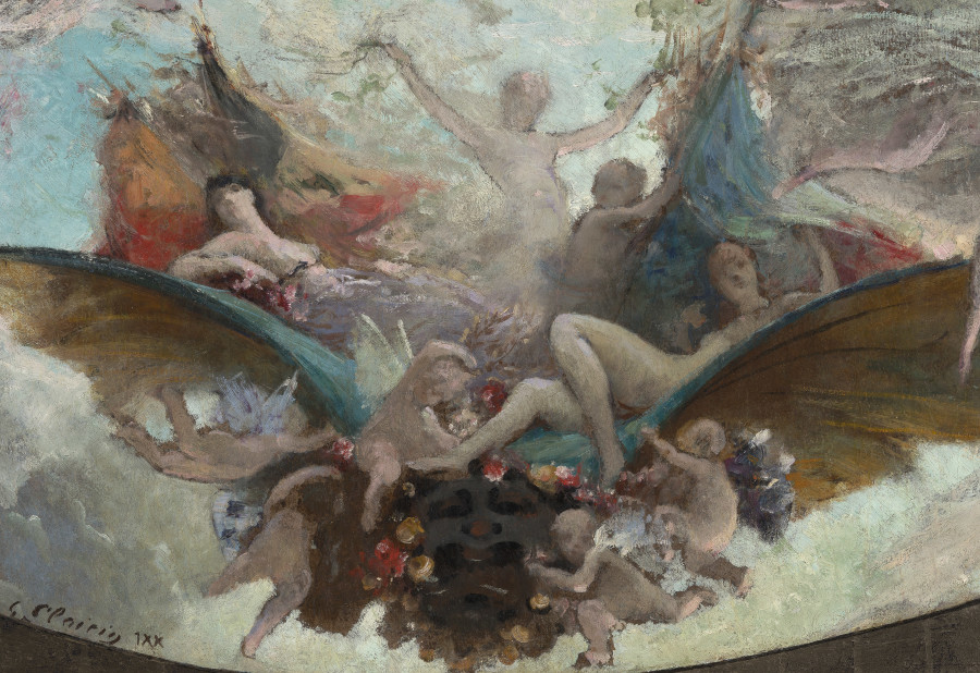 STUDY FOR THE CEILING OF THE EDEN THEATER