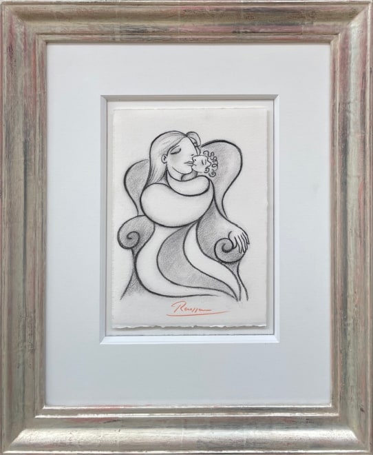 Size XS | Mother with child in an armchair II