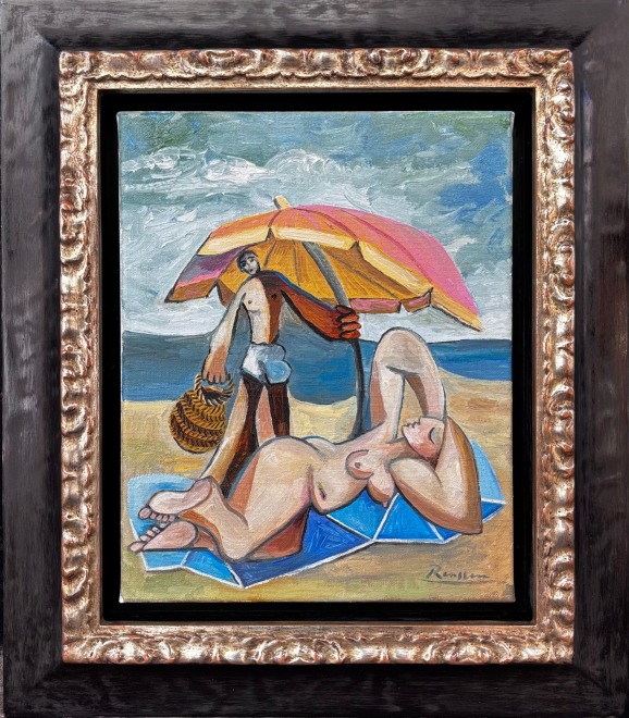 Size S | Couple with parasol