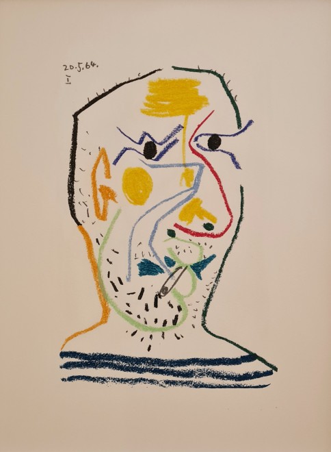 Face of a man I, 1964
