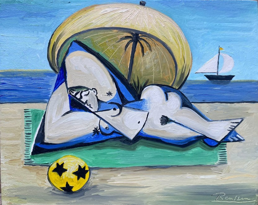 Size S | Nude on the beach 
