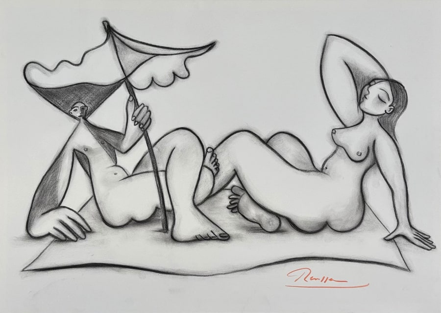 Couple on a beach