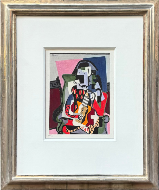 Harlequin with guitar (1924)
