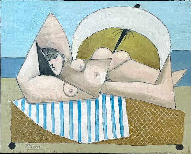 Size XS | Nude under an umbrella