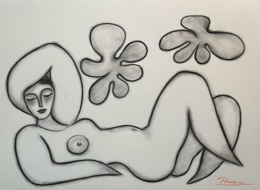Reclining nude