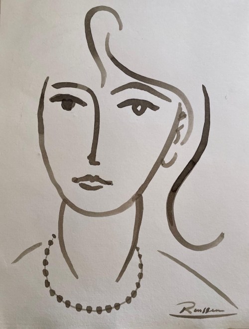 Size M | Lady with necklace III