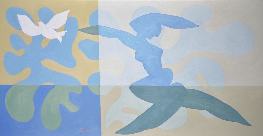 Dancer and dove
