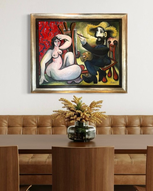 Size L | The painter and his model
