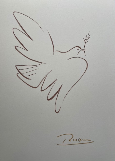 Size S | Dove with an Olive Branch