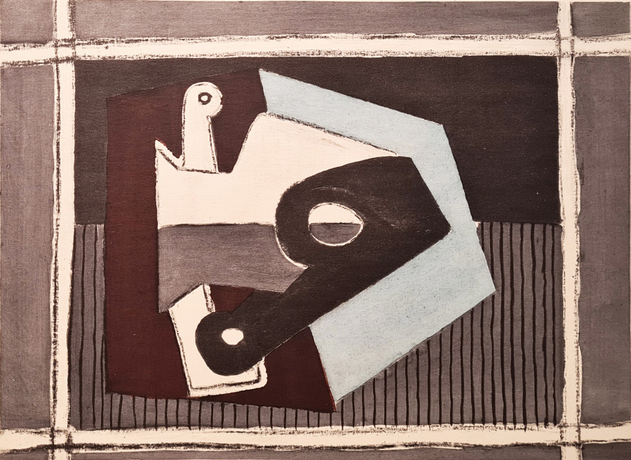 After Picasso's Composition with pipe, 1920