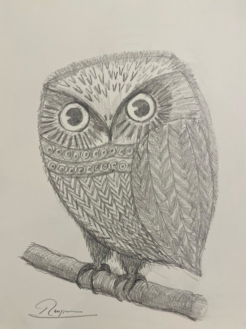 Stone owl