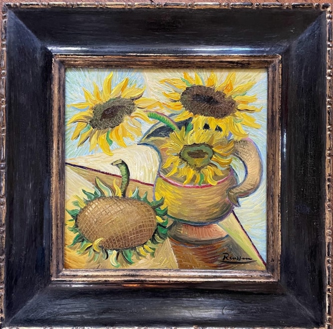Size S | Still life with sunflowers
