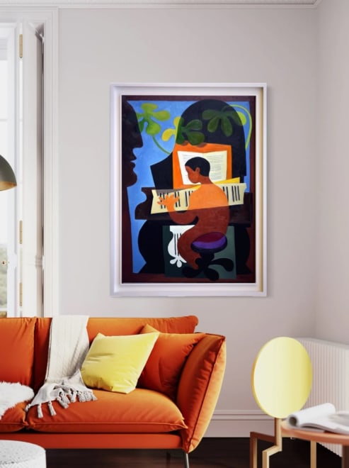 Size M | Playing the piano