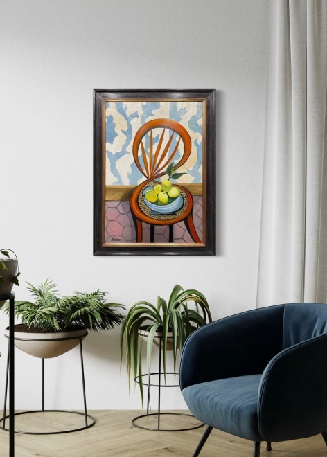 Size M | Chair with lemons