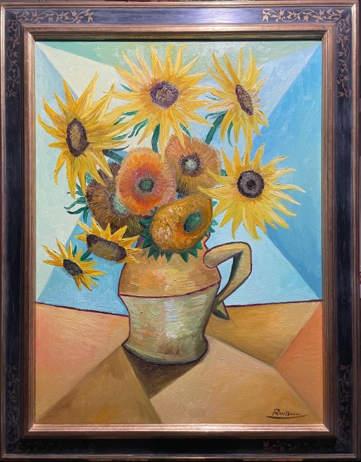 Size M | Sunflowers in a pitcher