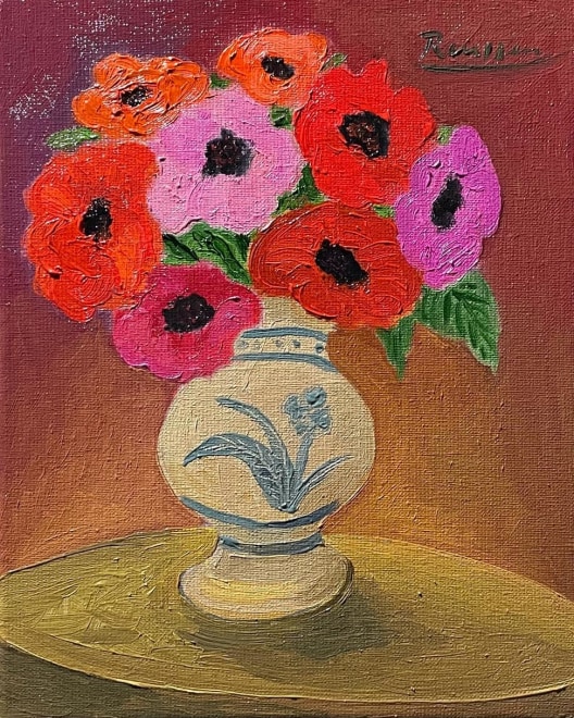 Size S | Anemones in a vase