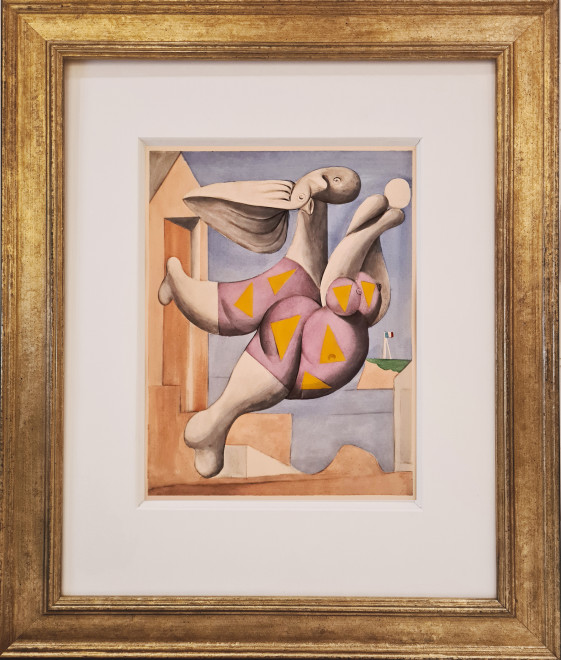 After Picasso's Bathing woman playing with ball, 1932
