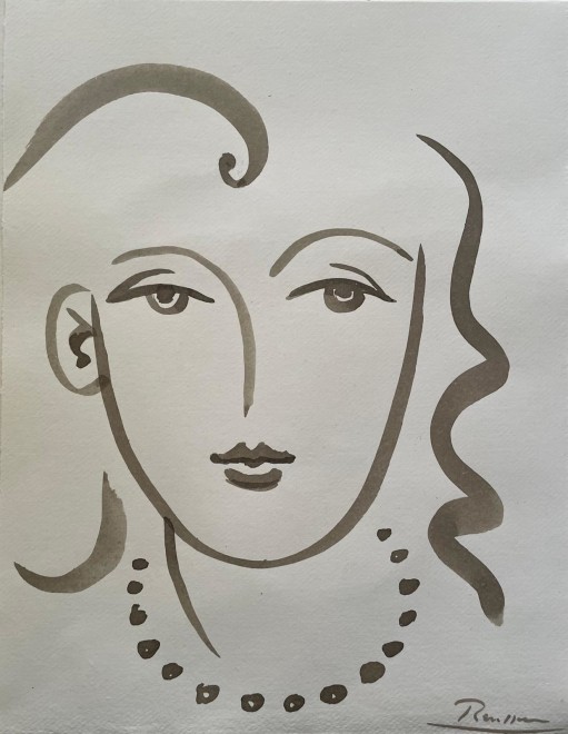 Size M | Woman with necklace II
