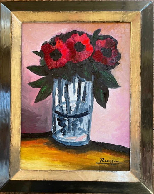 Size S | Poppies in a glass