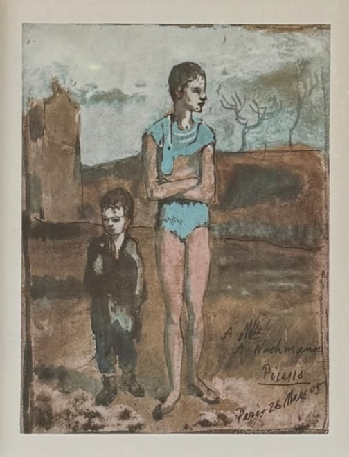 Harlequin and boy, 1905