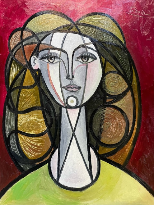 Girl with brown hair