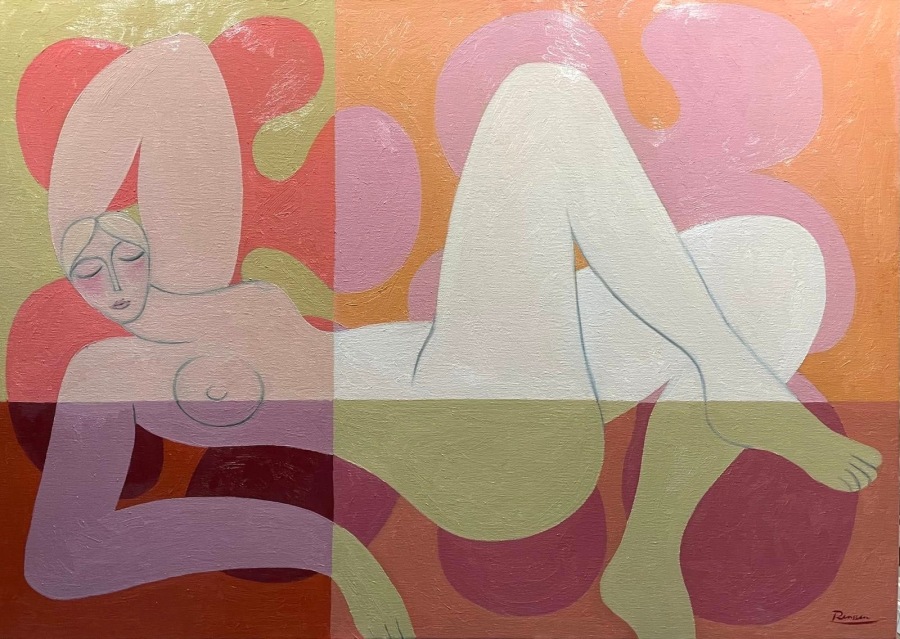 Recumbent nude