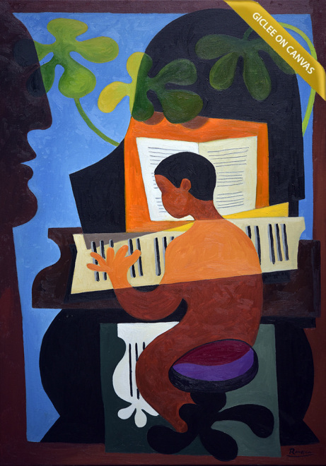 Size M | Playing the piano