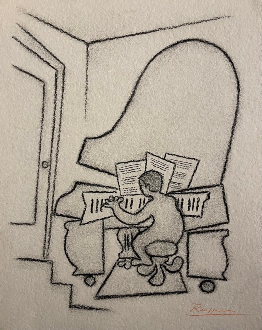 Size S | Boy playing the piano