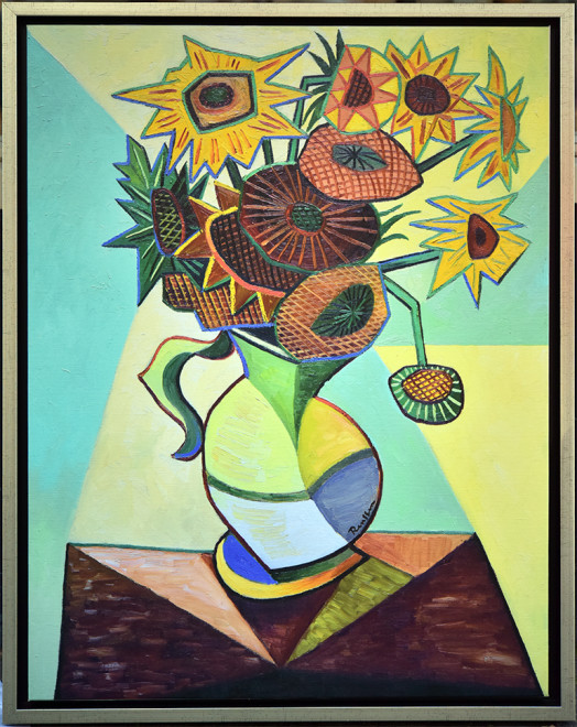 Size M | Sunflowers in pitcher | edition of 10
