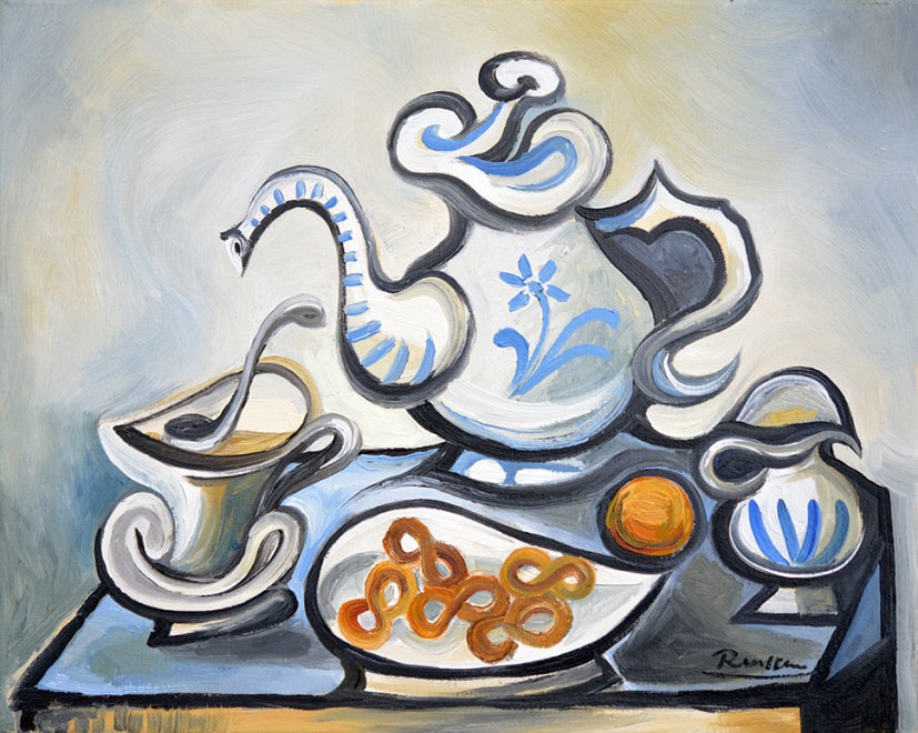 Still life with teapot