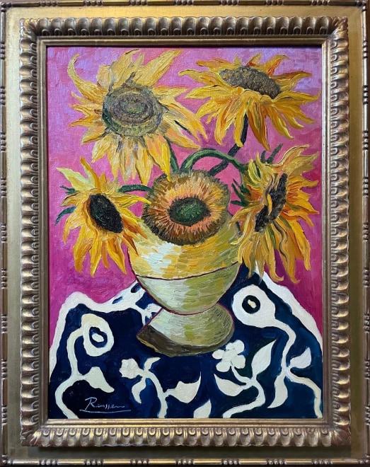 Size M | Sunflowers in a vase