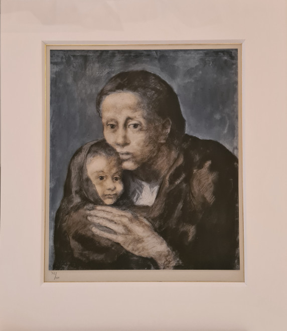 After Picasso's Mother and child, 1903
