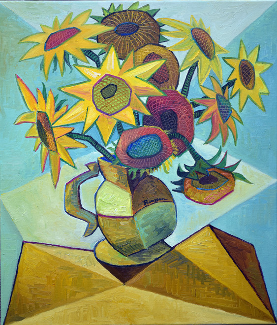 Sunflowers in a pitcher II