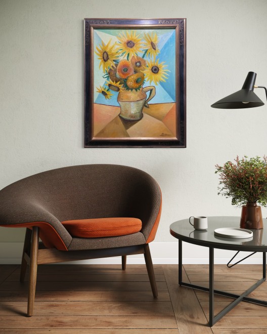 Size M | Sunflowers in a pitcher